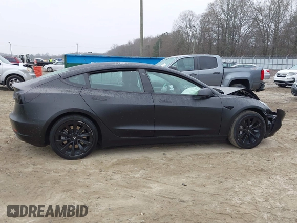 2022 Tesla Model 3 with VIN 5YJ3E1EA6NF186383, listed as a IAAI auction lot 41168967 with Not Provided miles and . Bid and sale history available at DreamBid. Image 12.