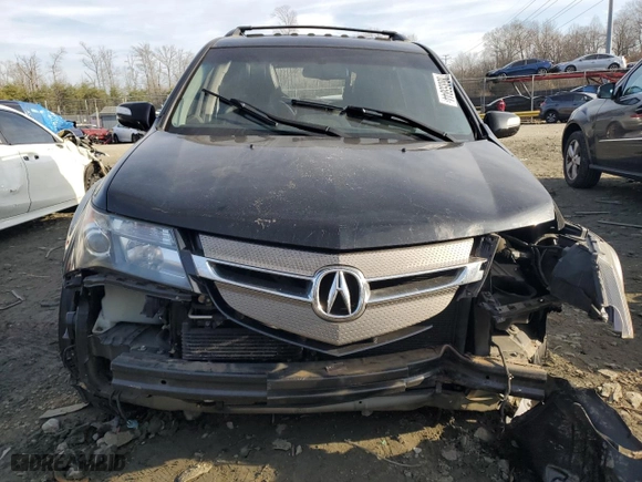 2009 Acura MDX Tech/Entertainment Pkg with VIN 2HNYD28429H522500, listed as a Copart auction lot 86855844 with 0 mi miles and Salvage Title. Bid and sale history available at carsss.com. Image 5.