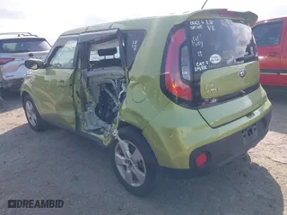 2019 Kia Soul with VIN KNDJN2A2XK7916776, listed as a IAAI auction lot 41933273 with 14,296 mi miles. Bid and sale history available at carsss.com. Image 3.