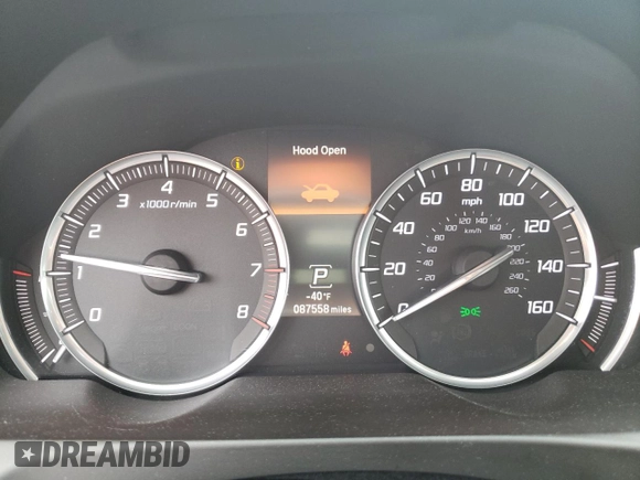 2016 Acura TLX Tech with VIN 19UUB1F50GA015723, listed as a Copart auction lot 73873543 with 87,558 mi miles. Bid and sale history available at carsss.com. Image 9.