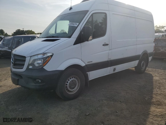 2015 Mercedes-Benz Sprinter Cargo Vans with VIN WD3PE7CCXF5966487, listed as a Copart auction lot 69066224 with NaN miles and Salvage Title. Bid and sale history available at carsss.com. Image 1.
