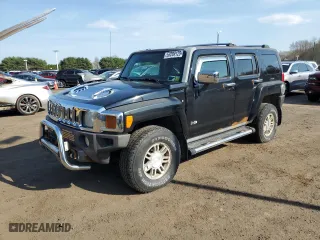 2007 Hummer H3 SUV with VIN 5GTDN13E678195221, listed as a Copart auction lot 53289125 with 91,209 mi miles and Clean Title. Bid and sale history available at carsss.com. Image 1.