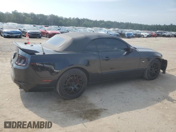 2014 Ford Mustang V6 with VIN 1ZVBP8EM2E5260681, listed as a Copart auction lot 57455675 with Not provided miles and Salvage title. Bid and sale history available at DreamBid. Image 3.