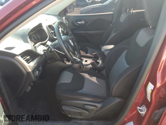 2017 Jeep Cherokee Sport with VIN 1C4PJLAB4HW535371, listed as a Copart auction lot 62265295 with 209,961 mi miles and Salvage title. Bid and sale history available at DreamBid. Image 7.