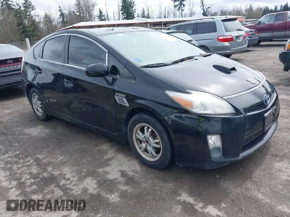 2010 Toyota Prius II with VIN JTDKN3DU1A0068687, listed as a IAAI auction lot 41928063 with 391,834 mi miles. Bid and sale history available at carsss.com. Image 1.