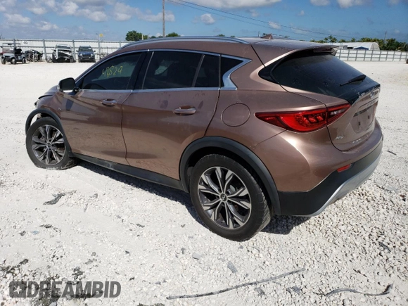 2018 Infiniti QX30 Premium with VIN SJKCH5CR9JA050224, listed as a Copart auction lot 52298433 with 41,829 mi miles. Bid and sale history available at carsss.com. Image 3.
