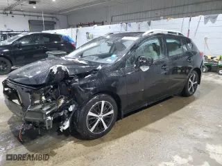 2022 Subaru Impreza Premium with VIN 4S3GTAD63N3727049, listed as a Copart auction lot 88943545 with 0 mi miles and Salvage Title. Bid and sale history available at carsss.com. Image 1.