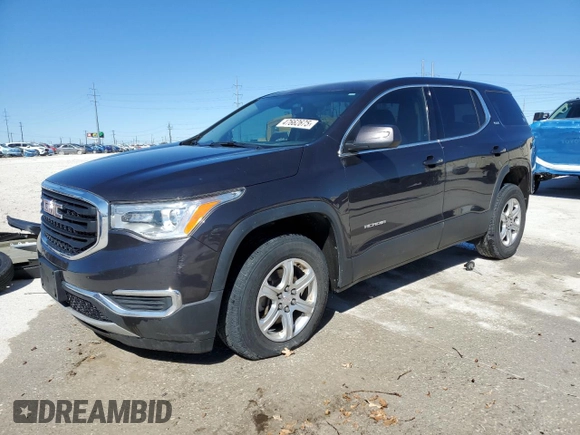 2019 GMC Acadia SLE with VIN 1GKKNKLA8KZ104202, listed as a Copart auction lot 47662675 with 96,798 mi miles and Salvage Title. Bid and sale history available at carsss.com. Image 1.