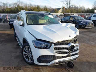 2020 Mercedes-Benz GLE with VIN 4JGFB4KE9LA051107, listed as a IAAI auction lot 41404824 with 98,601 mi miles. Bid and sale history available at carsss.com. Image 1.