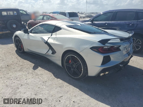 2021 Chevrolet Corvette 3LT with VIN 1G1YC2D49M5104636, listed as a Copart auction lot 75127754 with 0 mi miles and Salvage Title. Bid and sale history available at carsss.com. Image 2.