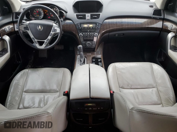2010 Acura MDX Advance with VIN 2HNYD2H53AH532983, listed as a Copart auction lot 45482585 with 187,322 mi miles and Salvage Title. Bid and sale history available at DreamBid. Image 8.