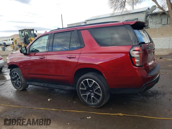 2023 Chevrolet Tahoe RST with VIN 1GNSKRKD7PR220840, listed as a Copart auction lot 86608654 with 44,628 mi miles and Salvage title. Bid and sale history available at DreamBid. Image 2.