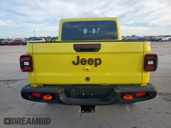 2024 Jeep Gladiator Mojave with VIN 1C6JJTEG8RL104585, listed as a Copart auction lot 66293495 with 7,528 mi miles and Salvage title. Bid and sale history available at DreamBid. Image 6.