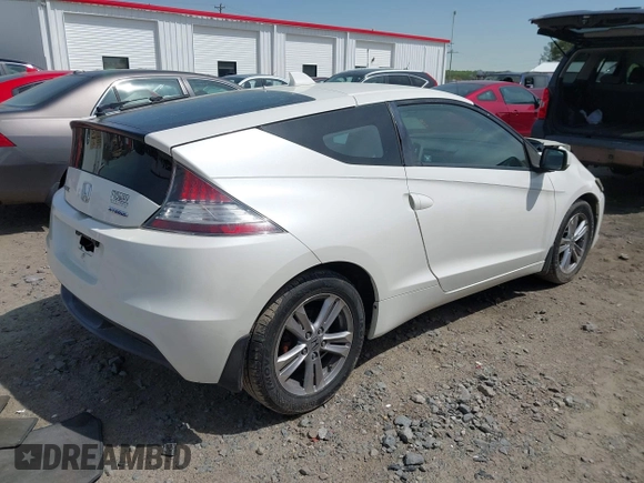 2011 Honda CR-Z EX with VIN JHMZF1D62BS006754, listed as a IAAI auction lot 41922006 with 220,598 mi miles and . Bid and sale history available at carsss.com. Image 4.