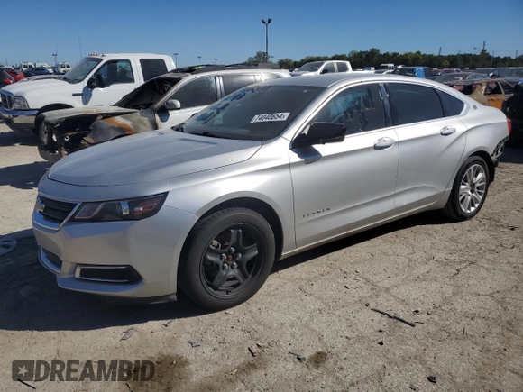 2017 Chevrolet Impala LS with VIN 2G11Z5S38H9110089, listed as a Copart auction lot 74040654 with Not Provided miles and Salvage Title. Bid and sale history available at DreamBid. Image 1.