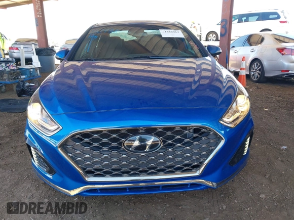 2018 Hyundai Sonata Limited with VIN 5NPE34AF7JH598194, listed as a IAAI auction lot 41888063 with 53,805 mi miles. Bid and sale history available at carsss.com. Image 6.
