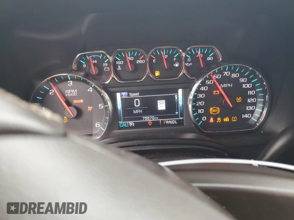 2019 GMC Yukon XL SLT Standard Edition with VIN 1GKS2JKC0KR128371, listed as a Copart auction lot 72687234 with 75,570 mi miles and Salvage Title. Bid and sale history available at carsss.com. Image 9.