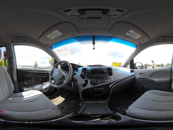 2014 Toyota Sienna LE AAS with VIN 5TDKK3DC3ES435091, listed as a IAAI auction lot 42735534 with 150,132 mi miles and . Bid and sale history available at DreamBid. Image 18.