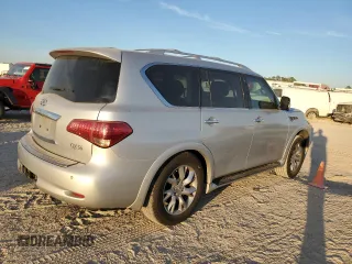 2011 Infiniti QX56 7-passenger with VIN JN8AZ2NF0B9504120, listed as a Copart auction lot 65983434 with 200,645 mi miles and Clean Title. Bid and sale history available at carsss.com. Image 3.