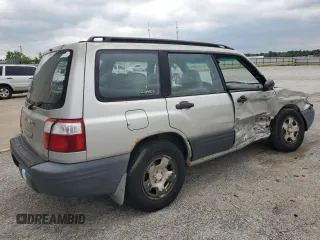 2001 Subaru Forester L with VIN JF1SF635X1G767306, listed as a Copart auction lot 55819544 with 111,656 mi miles and Non Repairable. Bid and sale history available at carsss.com. Image 3.