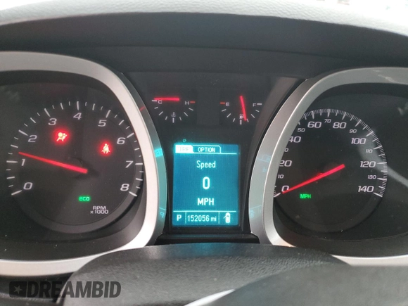 2016 Chevrolet Equinox LT with VIN 2GNALCEKXG6164453, listed as a Copart auction lot 47832975 with 152,056 mi miles and Salvage Title. Bid and sale history available at carsss.com. Image 9.