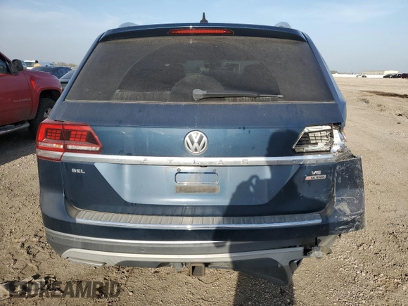 2019 Volkswagen Atlas SEL with VIN 1V2MR2CA5KC557039, listed as a Copart auction lot 49177845 with 73,410 mi miles and Salvage title. Bid and sale history available at DreamBid. Image 6.