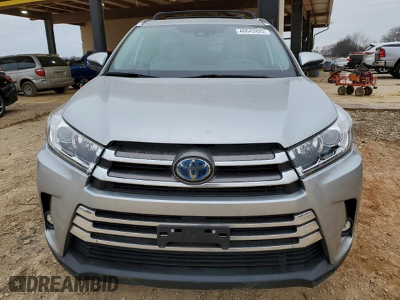 2019 Toyota Highlander Hybrid Limited with VIN 5TDDGRFHXKS075626, listed as a Copart auction lot 46043425 with 47,137 mi miles and Clean title. Bid and sale history available at DreamBid. Image 5.