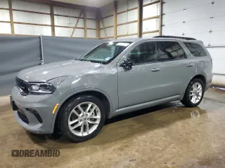 2023 Dodge Durango GT Plus with VIN 1C4RDHDG4PC685467, listed as a Copart auction lot 63186935 with 34,739 mi miles and Clean title. Bid and sale history available at DreamBid. Image 1.