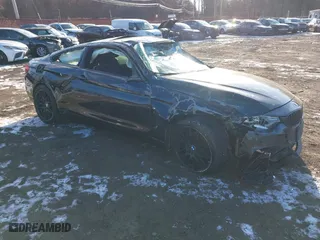 2015 BMW 4 Series 428i xDrive with VIN WBA3N5C52FK484718, listed as a IAAI auction lot 41274475 with 158,354 mi miles. Bid and sale history available at carsss.com. Image 1.