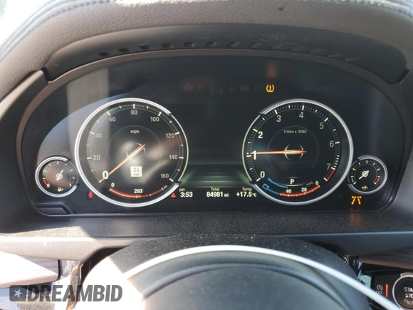 2018 BMW X6 sDrive35i with VIN 5UXKU0C54J0G81433, listed as a Copart auction lot 46646985 with 84,981 mi miles and Salvage Title. Bid and sale history available at carsss.com. Image 9.