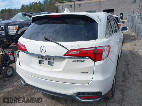 2016 Acura RDX Technology with VIN 5J8TB4H50GL016692, listed as a IAAI auction lot 41827258 with 209,224 mi miles and . Bid and sale history available at DreamBid. Image 16.