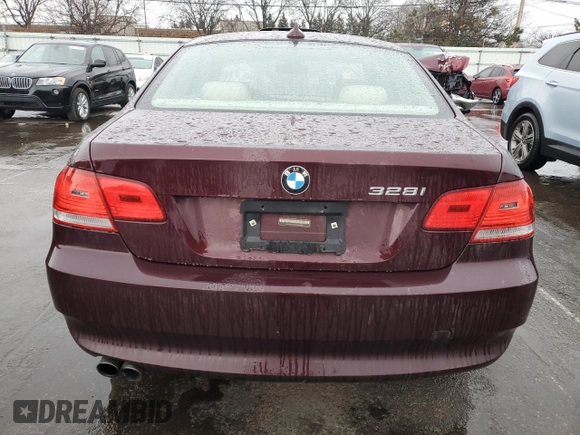 2009 BMW 3 Series 328i xDrive with VIN WBAWV53589P080858, listed as a Copart auction lot 43810235 with 153,425 mi miles and Salvage Title. Bid and sale history available at carsss.com. Image 6.