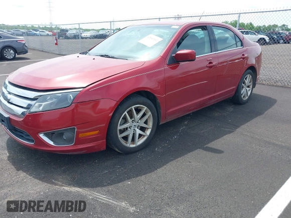 2010 Ford Fusion SEL with VIN 3FAHP0JA6AR231093, listed as a IAAI auction lot 42083182 with 280,939 mi miles. Bid and sale history available at carsss.com. Image 2.