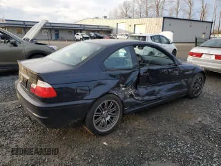 2002 BMW 3 Series M3 with VIN WBSBL93452JR17119, listed as a Copart auction lot 86882574 with 45,108 mi miles and Salvage Title. Bid and sale history available at DreamBid. Image 3.
