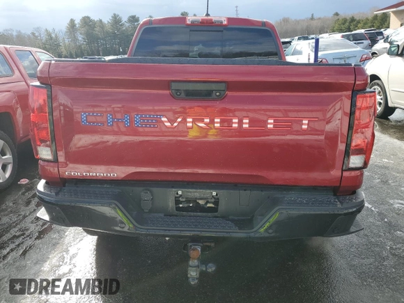 2023 Chevrolet Colorado 4WD Trail Boss with VIN 1GCPTEEK1P1148269, listed as a Copart auction lot 43504385 with Not Provided miles and Salvage Title. Bid and sale history available at carsss.com. Image 6.