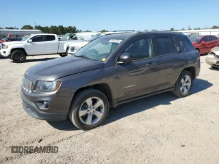 2017 Jeep Compass Sport with VIN 1C4NJCBA2HD147418, listed as a Copart auction lot 76757094 with 125,947 mi miles and Salvage Title. Bid and sale history available at carsss.com. Image 1.