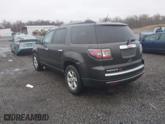 2013 GMC Acadia SLE with VIN 1GKKRNED6DJ167085, listed as a IAAI auction lot 41530948 with 206,213 mi miles. Bid and sale history available at carsss.com. Image 3.