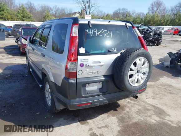 2005 Honda CR-V EX with VIN JHLRD788X5C060570, listed as a IAAI auction lot 41929247 with 226,778 mi miles and . Bid and sale history available at DreamBid. Image 3.