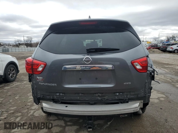 2020 Nissan Pathfinder S with VIN 5N1DR2AM8LC645000, listed as a Copart auction lot 50886815 with 61,605 mi miles and Salvage Title. Bid and sale history available at carsss.com. Image 6.
