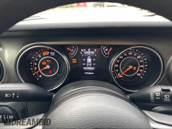 2018 Jeep Wrangler Unlimited Sport S with VIN 1C4HJXDN8JW260675, listed as a IAAI auction lot 42748800 with 179,100 mi miles and . Bid and sale history available at DreamBid. Image 7.