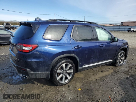 2025 Honda Pilot Elite z VIN 5FNYG1H80SB018274, wystawiony jako Copart lot #44244675 z przebiegiem Nie podano mil oraz Szkoda całkowita • Salvage title. Historia ofert i sprzedaży dostępna na DreamBid. Obrazek 3.