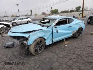 2016 Chevrolet Camaro 1LT with VIN 1G1FB1RX0G0159596, listed as a Copart auction lot 43875475 with 0 mi miles and Salvage Title. Bid and sale history available at carsss.com. Image 1.
