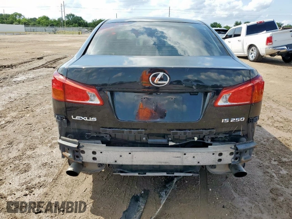 2006 Lexus IS 250 z VIN JTHBK262562003446, wystawiony jako Copart lot #58966215 z przebiegiem 234 455 mil mil oraz Szkoda całkowita • Salvage title. Historia ofert i sprzedaży dostępna na DreamBid. Obrazek 6.