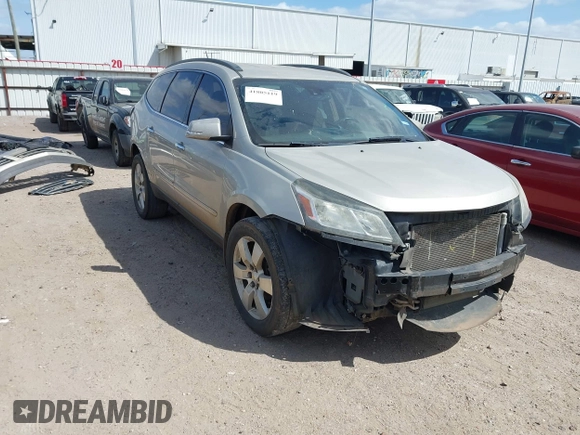 2014 Chevrolet Traverse LTZ z VIN 1GNKRJKDXEJ248849, wystawiony jako IAAI lot #41805119 z przebiegiem 171 489 mil mil oraz . Historia ofert i sprzedaży dostępna na DreamBid. Obrazek 1.