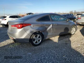 2013 Hyundai Elantra Coupe GS with VIN KMHDH6AE5DU008998, listed as a Copart auction lot 41756795 with 256,185 mi miles and Salvage Title. Bid and sale history available at carsss.com. Image 3.