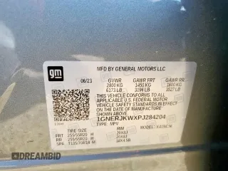 2023 Chevrolet Traverse RS с VIN 1GNERJKWXPJ284204, выставлен на аукционе Copart как лот 64809355 с пробегом 33 405 миль миль и Списание • Salvage title. История ставок и продаж доступна на DreamBid. Изображение 13.