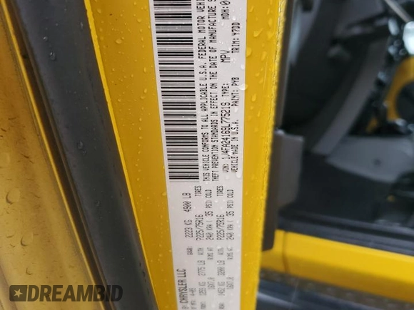 2009 Jeep Wrangler X с VIN 1J4FA24169L775219, выставлен на аукционе Copart как лот 71110304 с пробегом 132 886 миль миль и Списание • Salvage title. История ставок и продаж доступна на DreamBid. Изображение 13.