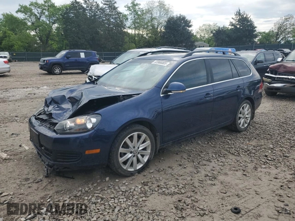 2014 Volkswagen Jetta TDI w/Sunroof with VIN 3VWPL7AJXEM603948, listed as a Copart auction lot 53966805 with 120,384 mi miles and Salvage title. Bid and sale history available at DreamBid. Image 1.