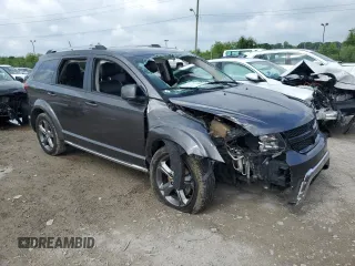 2015 Dodge Journey Crossroad with VIN 3C4PDDGG7FT633491, listed as a Copart auction lot 59751435 with Not provided miles and Salvage title. Bid and sale history available at DreamBid. Image 4.