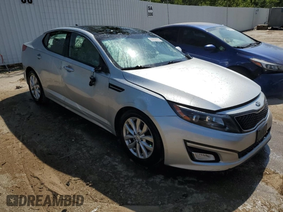 2015 Kia Optima EX with VIN 5XXGN4A7XFG478615, listed as a Copart auction lot 50950514 with 57,003 mi miles and Salvage Title. Bid and sale history available at DreamBid. Image 4.